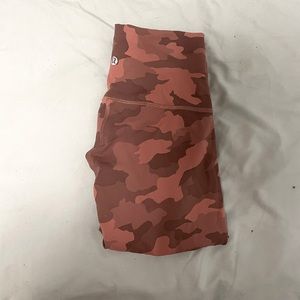 lululemon wunder train pink camo